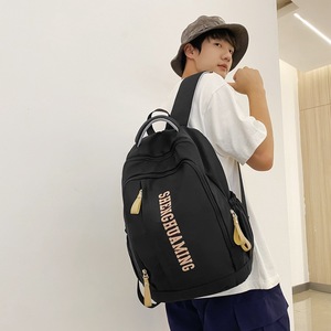 Shengduaming Student <b>Backpack</b> 15 Inches Unisex <b>Large</b> <b>Capacity</b> School Travel Bag With Interior Zipper Pocket - Product Image 2