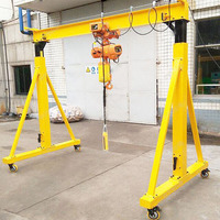 Grue à portique mobile de haute qualité Henan Yuntian, poignée de commande, palan télescopique, moteur de levage de 1,5 tonne, roulement de moteur