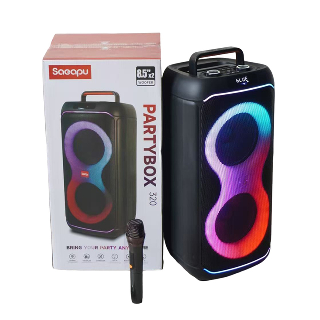 Subwoofers 8 Inch Dj Sound System Portable Outdoor Karaoke  Wireless  Speaker Boomboxes