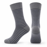 Chaussettes en coton pour hommes, rayées, multicolores, décontractées, pour le sport ou le bureau, douces, respirantes, avec bord côtelé