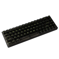 Clavier mécanique direct d'usine 68 touches clavier de jeu pour ordinateur portable clavier de jeu mécanique rétro-éclairé