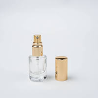 Botol Parfum Mini Silinder 5ml Tebal Bulat Isi Ulang dengan Tutup Ulir dan Cetak Sablon Kaca