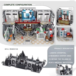 Panlos 613002 MOC Hospital de Asilo para Locuos, Villa con Iluminación, Ladrillos de Construcción, Juguetes DIY, Arquitectura, Regalo, Sets de Bloques de Construcción - Product Image 6