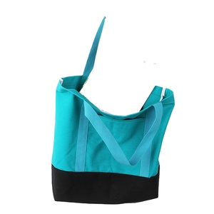Custom <b>Recyclable</b> Eco-Friendly Canvas Handled Tote <b>Bag</b> with Shoulder Length Handle Supermarket Use - Product Image 1