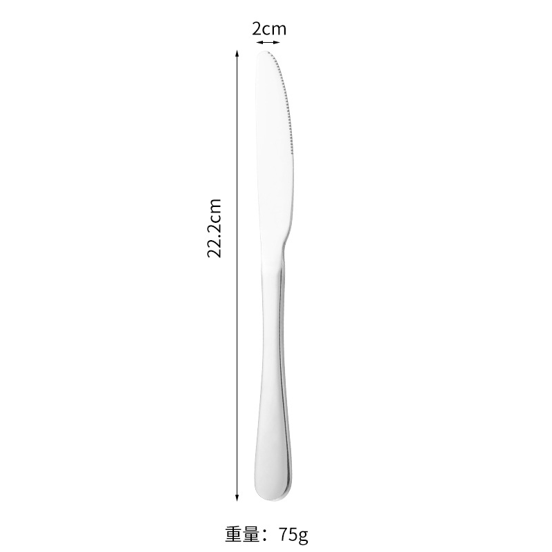 silver dinner knife