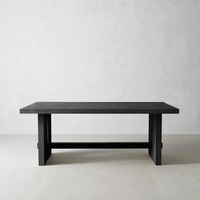 Table à manger de style nordique Designs Table à manger Ensemble Table à manger rectangulaire moderne en bois massif