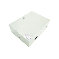 Boîtier d'alimentation CCTV 12v 10a 9 canaux, boîtier d'alimentation 12v LED, alimentation de secours UPS, armoire de distribution
