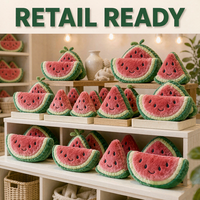 Peluches personnalisées en forme de pastèque, OEM ODM, peluches en forme de tranches de pastèque grenouille, vente en gros, cadeau