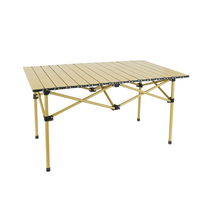 Table et chaises pliantes de camping en acier au carbone, ensemble de 5 pièces, table et chaises de camping multifonctionnelles pour pique-nique, barbecue, voyage en famille