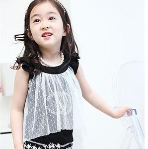 Ensemble de vêtements de surf pour enfants, haut en coton pour filles - Product Image 1