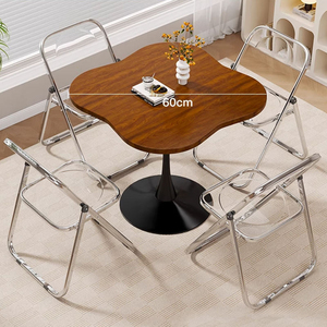 <span class=keywords><strong>Table</strong></span> basse moderne en bois avec structure métallique, mobilier de salon écologique pour usage domestique - Product Image 6
