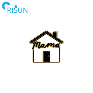 Pins de Esmalte Metálicos Personalizados de Fábrica con Logotipo, para el Día de la Madre y del Padre, Pins de Solapa de Esmalte Suave y Duro, Broches con Insignia de Madre, Regalos - Product Image 4
