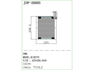 Evaporador de piezas de repuesto para automóvil JD 28005 para evaporador Venucia T70 272812FL0A, evaporador Guangzhou de piezas de automóvil - Product Image 5