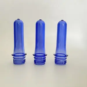 プラスチック製の水筒を少量のプレフォームにするための青色のPETプレフォーム