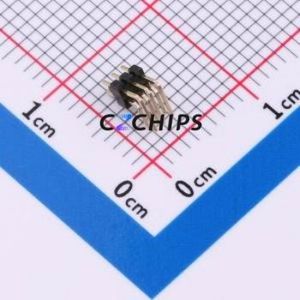 HX PZ1.0-2x3P WZ Pin Header Bent Lead Through Hole,P=1mm Connector ( Pin Structure: 2x3P )( Pitch: 1mm )( Row Spacing: 1mm ) - Product Image 2