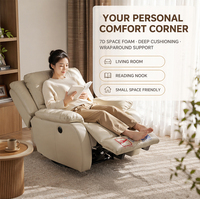 Fauteuil inclinable électrique de luxe à un siège, confort optimal, angle réglable, haute capacité de charge, directement de l'usine
