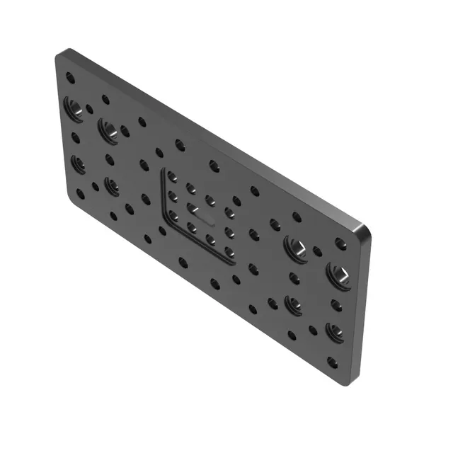 3D Printer bagian Openbuilds C-Beam Gantry Plate Double Wide plat aluminium Baseplate Mounting Board