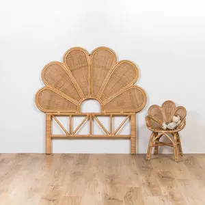 Cabecero de ratán de alta calidad, decoración para colgar en la pared, decoración de pared Natural OEM hecha a mano, artesanía HNH hecha a mano OEM Vietman - Product Image 6