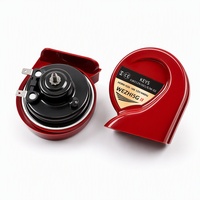 Bocina de Caracol Mitsuba 12V 24V, Bocina de Coche Estilo Japonés Resistente al Agua, Súper Fuerte 125dB, Altavoz Universal para Camiones y Coches