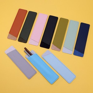 Étui à stylo en cuir PU personnalisé avec logo, cadeau promotionnel, porte-stylo simple, doublure en <span class=keywords><strong>feutre</strong></span>, multicolore avec sac en velours - Product Image 6