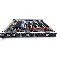 Amplificateur de puissance numérique professionnel 1U Classe D 4x1600W (DSP), idéal pour les fêtes et les scènes extérieures ; prend en charge l'OEM/ODM.