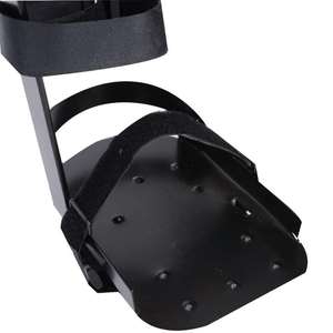 La staffa traspirante per le gambe del piede in ferro nero impedisce alle gambe fisse di cadere l'attrezzatura per la riabilitazione della protezione del piede per adulti - Product Image 3