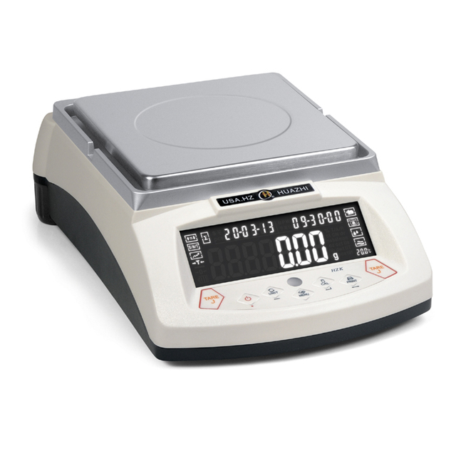 Commercial Use Weight Machine HZK-2102 2100g 0.01g VATN Backlit LCD Display Monolithic Sensor Fit with Underhook and RS232