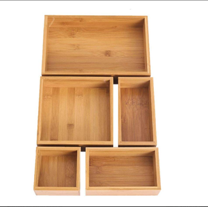 Caja Organizadora Apilable Multifuncional <span class=keywords><strong>de</strong></span> Madera <span class=keywords><strong>de</strong></span> Bambú Estilo Rústico Dream Sun para Almacenamiento <span class=keywords><strong>de</strong></span> Libros y Juguetes - Product Image 5