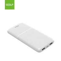 Mini Sim Banques d'alimentation portables Fabriquées sur mesure Batterie de charge de téléphone portable double USB Banque d'alimentation électronique 10000mah