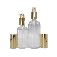 Bouteille en verre avec Logo personnalisé, diffuseur de roseaux vide, avec bâtons, bouteille d'huile de parfum en verre de luxe, vente en gros