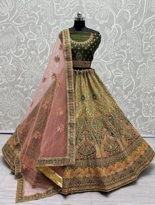 ชุดกระโปรงเจ้าสาวผ้าบางลายปักแบบหนาชุดปาร์ตี้สำหรับงานแต่งงาน - Product Image 5