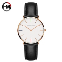 <strong>Hannah</strong> <strong>Martin</strong> 3690 Ready to Ship Ornate Top Quality New Design <strong>Best</strong> <strong>Selling</strong> on Sale Women Quartz <strong>Watch</strong> Genuine Leather Band