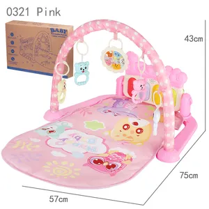 Lichte Muziek Baby Gym Kick N Play Piano Baby Speelmat Baby Activiteit Speelgoed