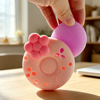 Support de douche en silicone creux pour diffuseur d'aromathérapie, avec cordon et ventouse, anti-colmatage, pour salle de bain