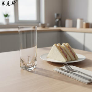 Oferta Especial: Juego de 3 Vasos de Cristal Hechos a Mano, Coloridos, con Burbujas, Personalizados, para Agua, Jugo, etc., en Caja - Product Image 3