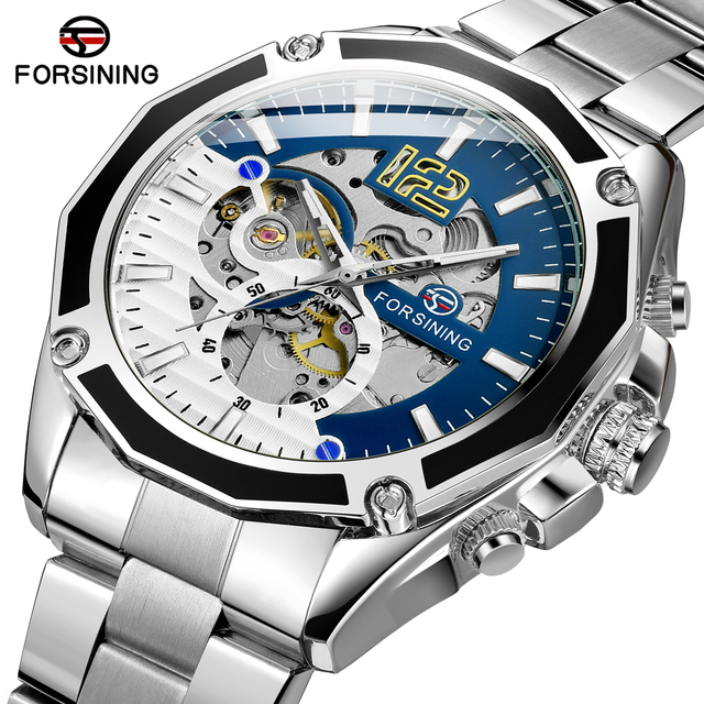 Forsining Watch Sports Watches Montre Pour Hommes Luxury Gift Boyfriend Automatic Skeleton Mechanical Automatic Watches for Men