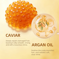 Ensemble shampoing, après-shampoing et masque capillaire au caviar, routine complète de soin à la kératine 400ml+400ml+500ml, nourrit, répare, donne brillance, OEM