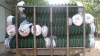 Nouveau roulement équipé roulement moteur PLC équipé herbe Construction en acier inoxydable Double fil chaîne lien clôture Machine