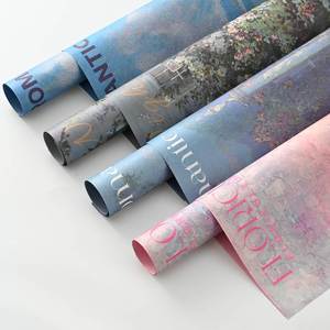2026 New Style Waterproof Eco-Friendly <b>Paper</b> Packaging for Wedding Birthday Mother's Day Gift <b>Wrapping</b> <b>Floral</b> Bouquets - Product Image 1