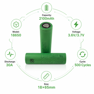 EU-Lagerbestand 18650 <span class=keywords><strong>VTC4</strong></span> 2100mAh Lithium-Ionen-Akkuzelle 30A Entladestrom Wiederaufladbare Zelle für Akkupack-Hersteller OEM - Product Image 2