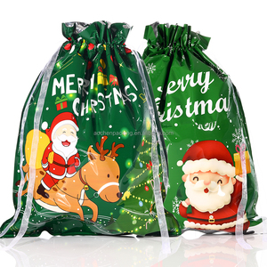Offerta Speciale Decorazioni Natalizie <span class=keywords><strong>Sacchetti</strong></span> Regalo di Natale con Coulisse <span class=keywords><strong>Sacchetti</strong></span> per Dolci - Product Image 2