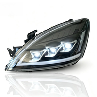Phares avant de voiture, ensemble de phares avant, mise à niveau LED, 3 lentilles de projecteur, accessoires pour Mitsubishi Lancer 2003-2008