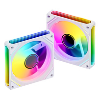Ventilador para Caja de PC MK120 de 6 Pines, 120 mm, RGB Blanco, Silencioso (20dBA), 1200 RPM, 12V CC, para Computadoras de Juego, Proveedor OEM al por Mayor