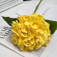 Bunga Hydrangea Buatan Besar Grosir, Batang Ranting, Terasa Seperti Asli, Melembapkan, 176 Kelopak, untuk Dekorasi Pernikahan, Gapura, dan Centerpiece Rumah
