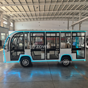 รถนำเที่ยวไฟฟ้ากันฝน 8 ที่นั่ง สำหรับการขนส่งนักท่องเที่ยวในสวนสนุกขนาดเล็กช่วงกลางคืน - Product Image 4