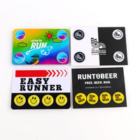 Porte-bavoir en plastique pour numéro de course Clips en plastique réutilisables Boucle Marathon Running Number Clip pour la course