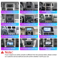 JYT 7709Q9Max 7-Zoll Touchscreen-Display 1280*720 GPS-Navigation Android Stereo-Radio für DVD-Player Rückfahrhilfe für Jeep