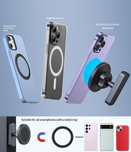 High Quality Portable Dual-Sided Powerful Magnetic <b>Stand</b> Phone Holder Grip for Home Outdoor Gym - Product Image 5