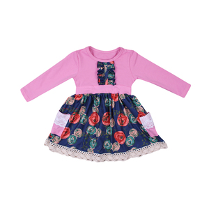6-12M niñas Otoño de manga larga falda Top leopardo Print pantalones conjunto bebé <span class=keywords><strong>chica</strong></span> traje conjunto de ropa 0-6M - Product Image 3