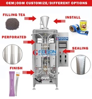 Máquina de envasado de té con agujeros perforados, bolsita de té y café verde/Negro/fruta